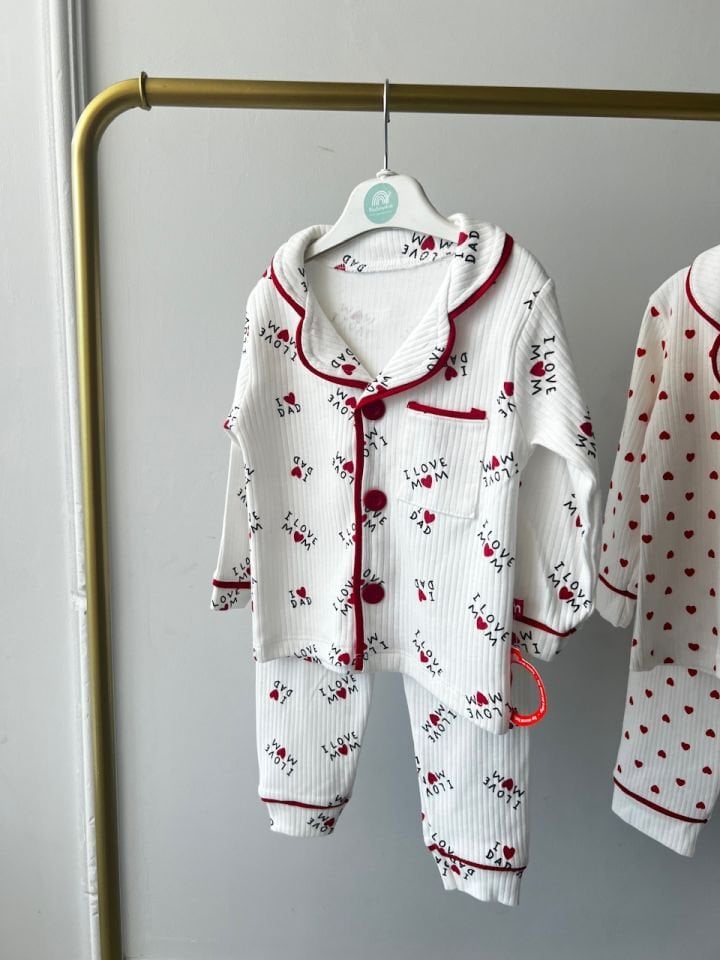 I Love mum Pijama Takımı