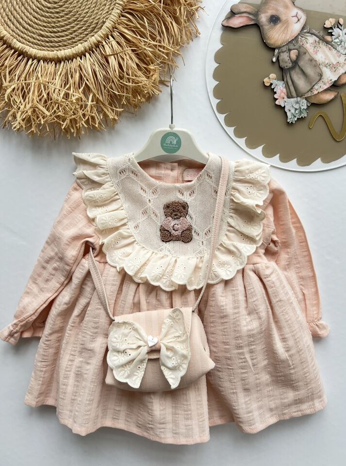 Lulu Çantalı Elbise