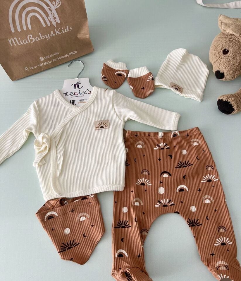 Güneş Temalı Unisex 5li set