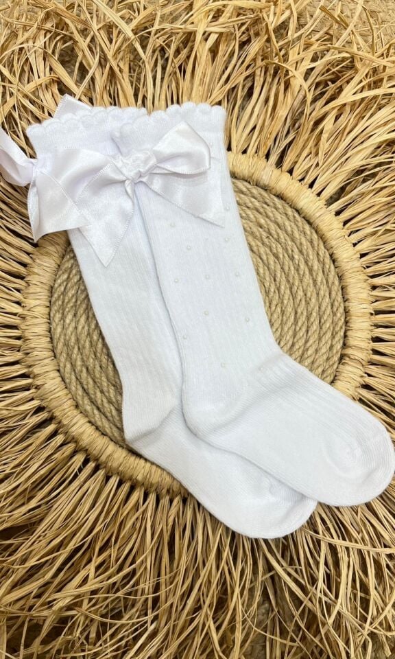 İnci Fiyonk Detay Çorap