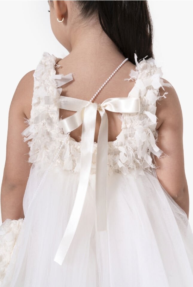 Lavander Çantalı Elbise