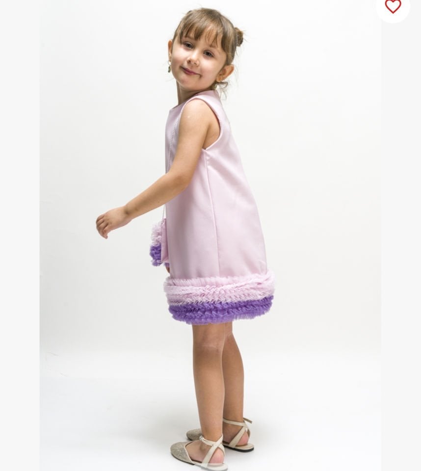 Pomelie Çantalı elbise