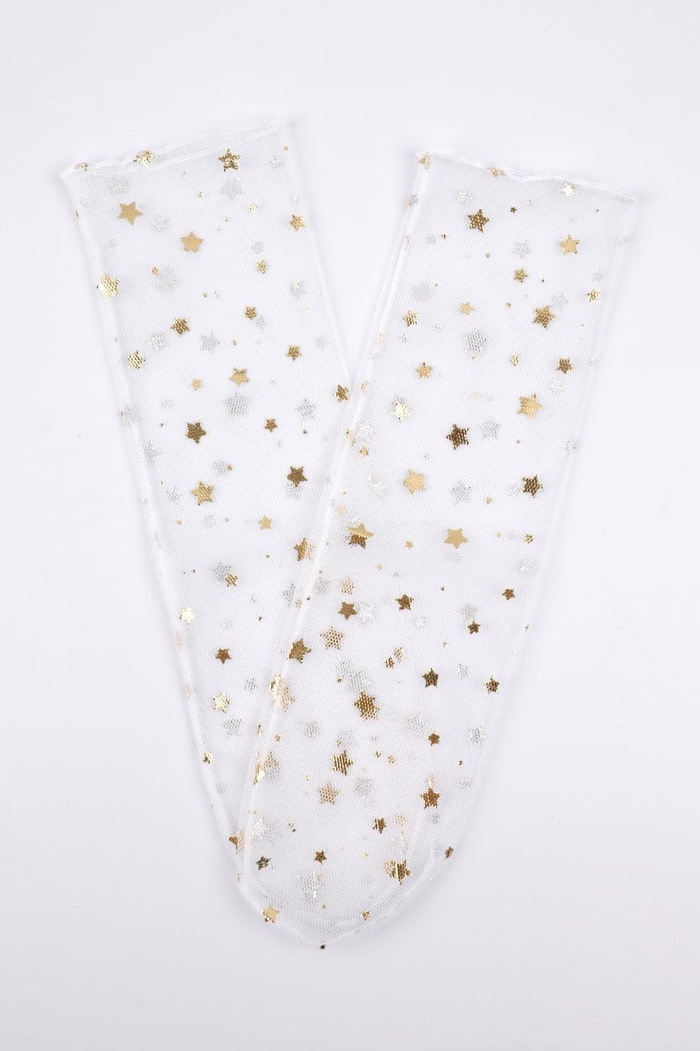 Sparkle Yıldız Baskılı Çorap