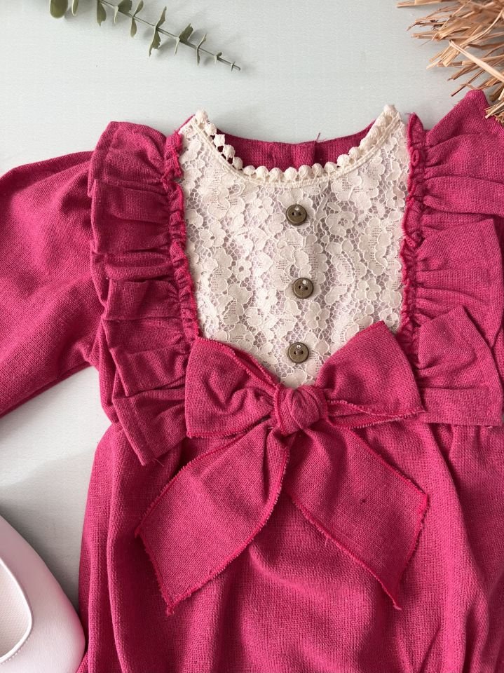 Lina Pembe Romper