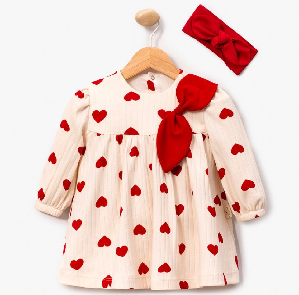 Merlin Kalp Desenli Elbise