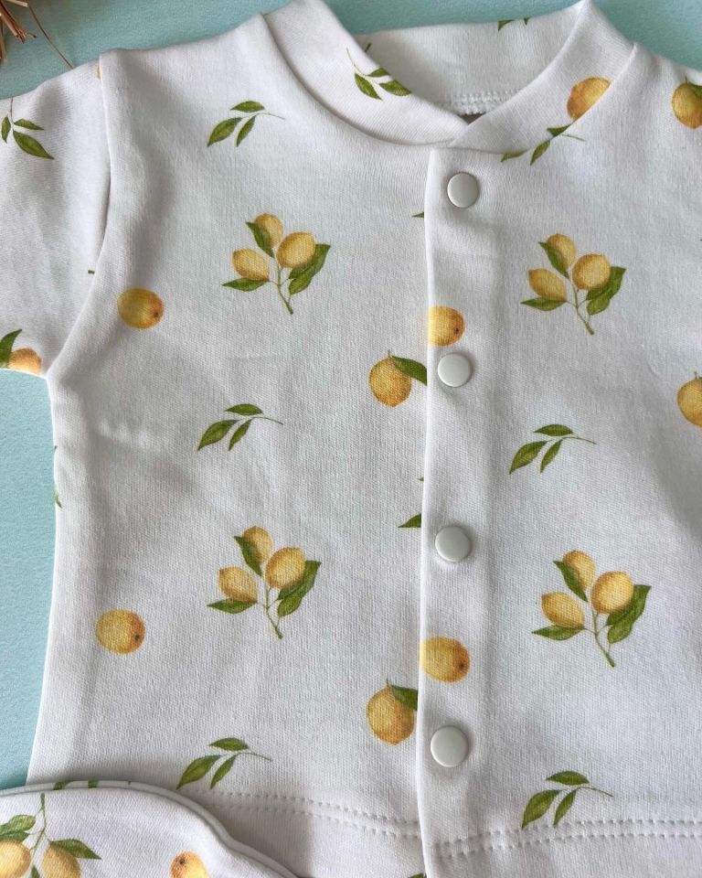 Limon Desenli 3’lü Set