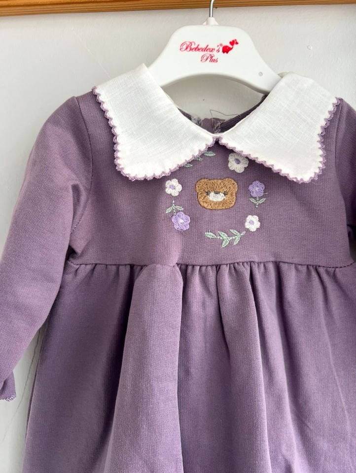 Lovely Bebe Yaka Elbise