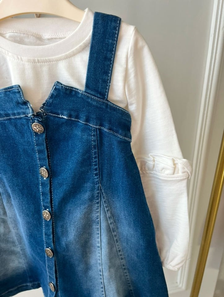 Lila Kot Elbise Bluz Seti