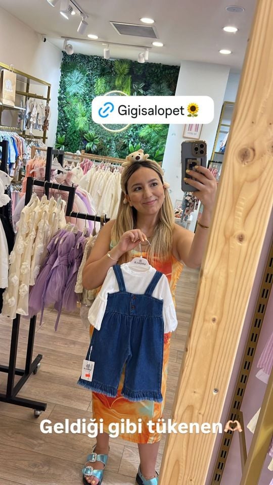 Gigi Salopet Bluz Seti