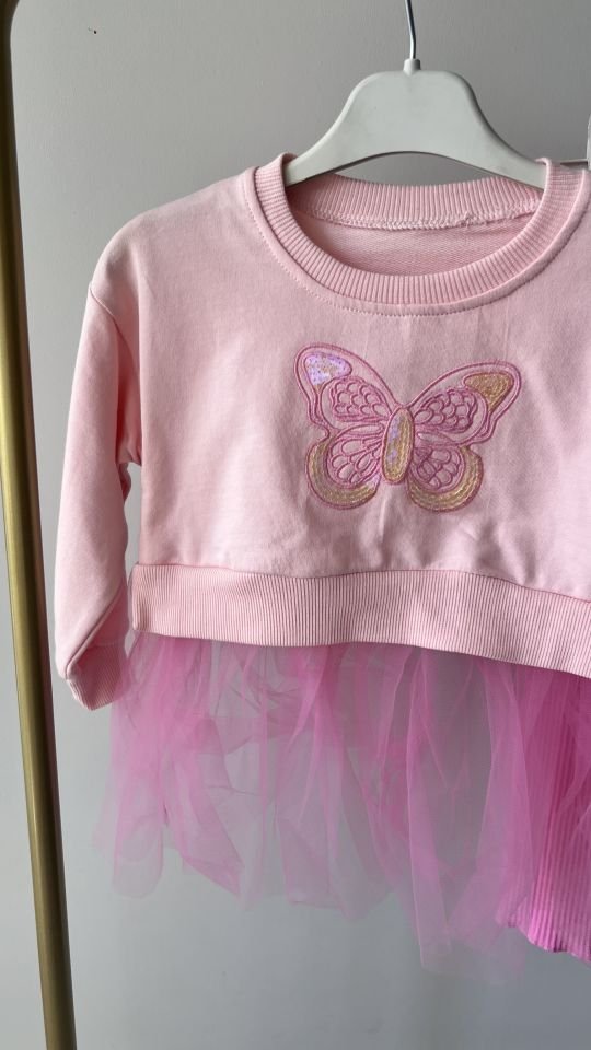 Mina Kelebek Detaylı Eşofman Takımı