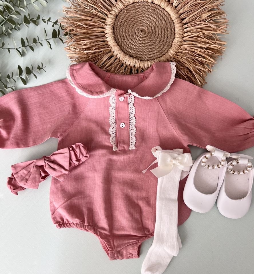 Lal Keten Romper(pudra)