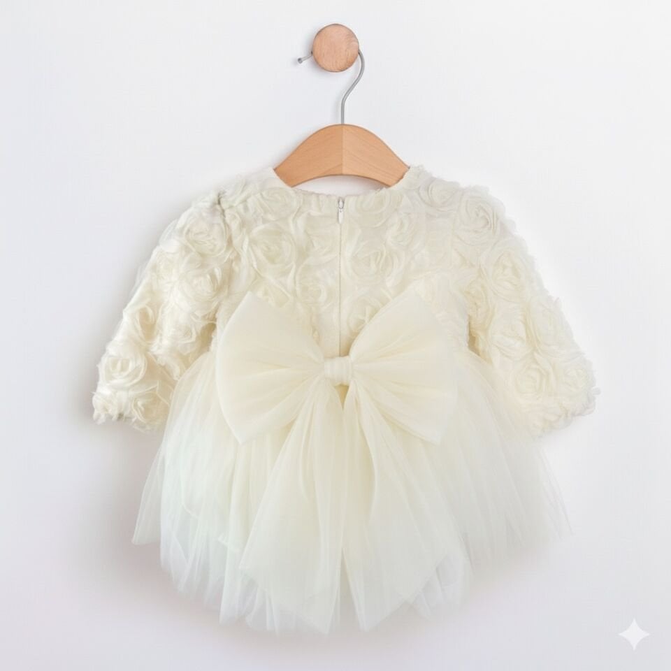 VİOLET ELBİSE (Ekru )