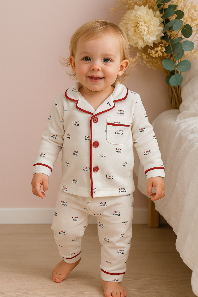 I Love Family Pijama Takımı