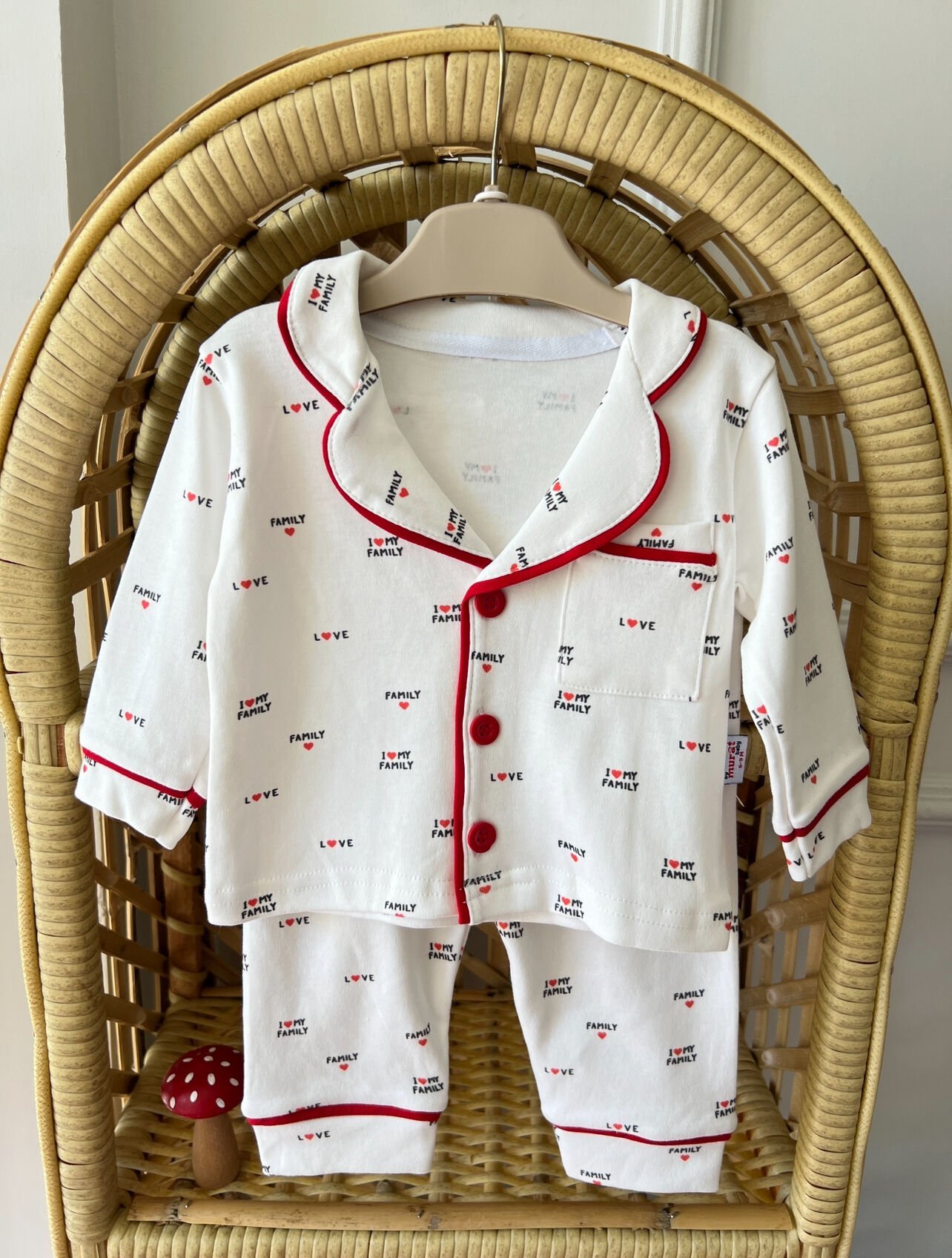 I Love Family Pijama Takımı