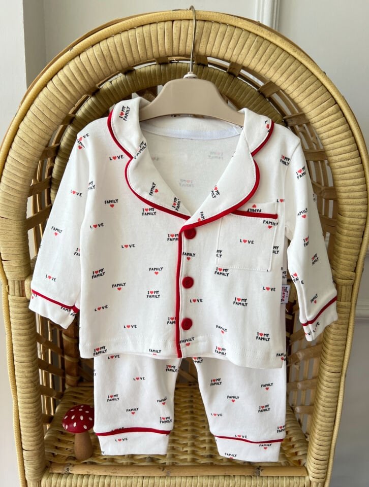 I Love Family Pijama Takımı