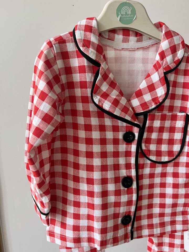 Pötikareli Pijama Takımı