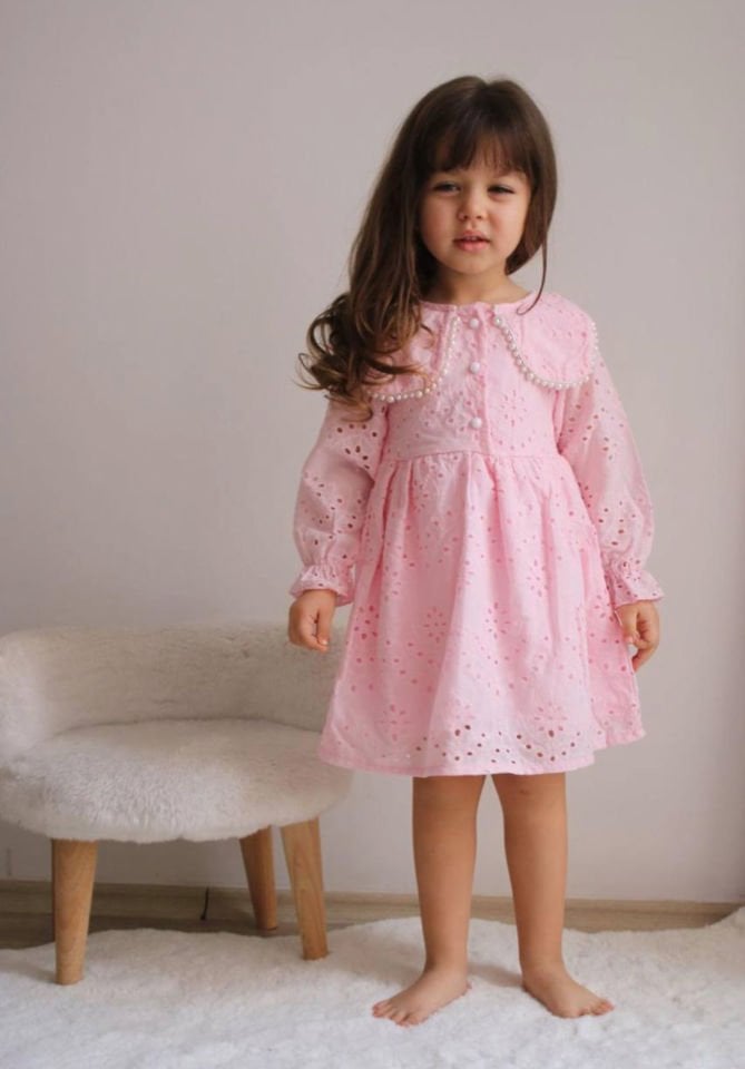 Mina Fisto Elbise (pembe)