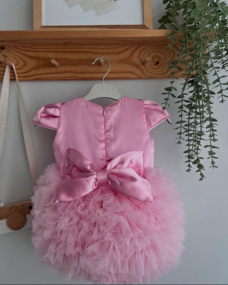 Mio Saten Tütü Elbise (pembe)