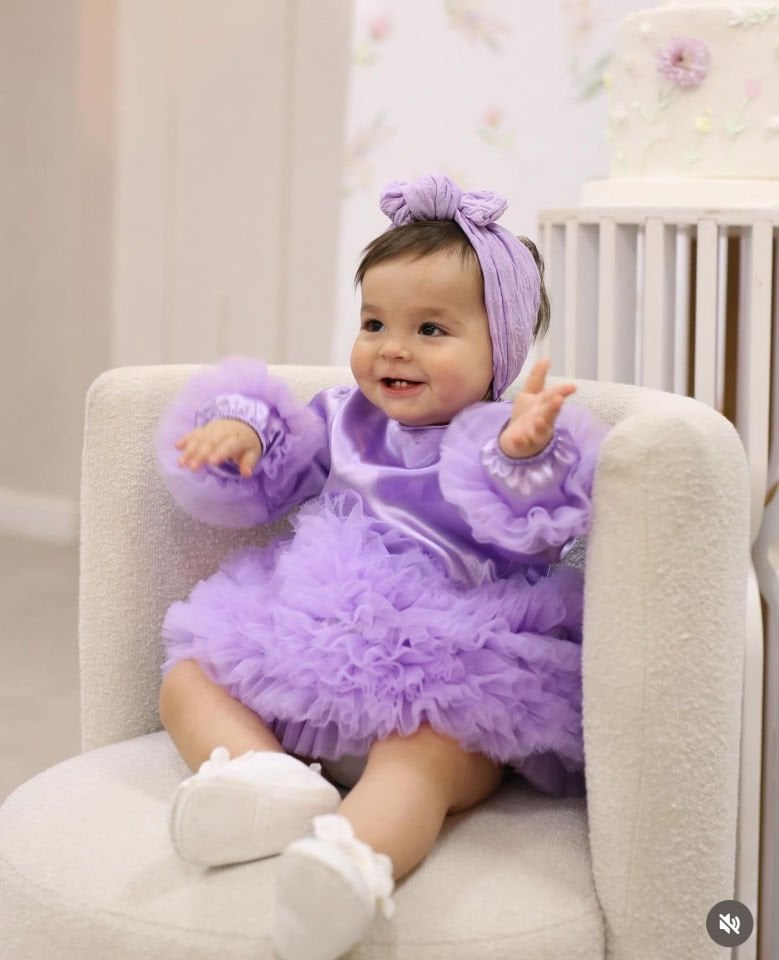 Mio Saten Tütü Elbise (LİLA)