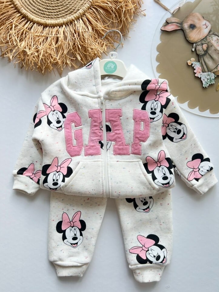 MİNNİE GAP FERMUARLI SWEATSHİRT