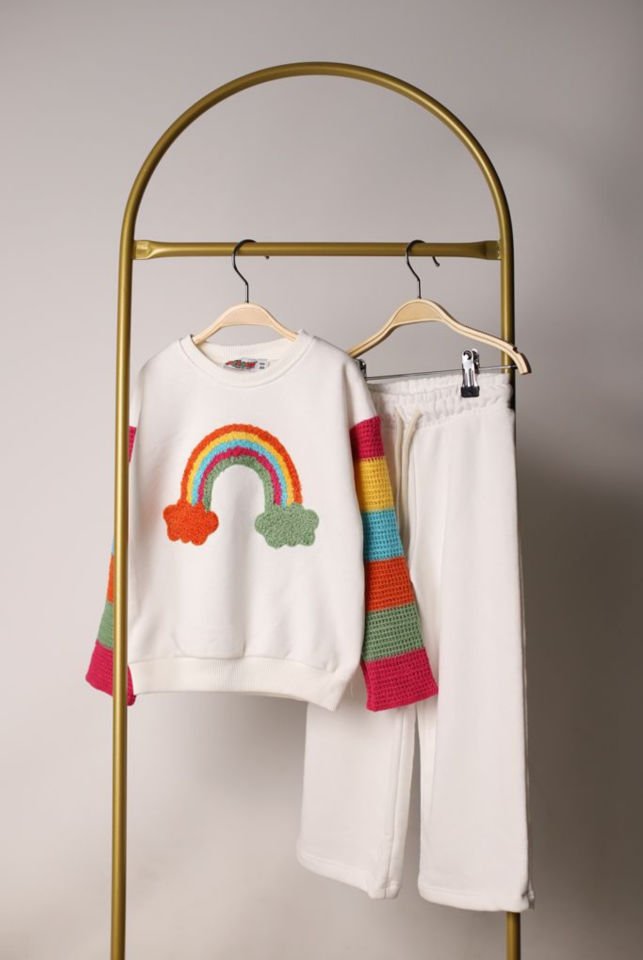 Rainbow Punch İşlemeli Takım