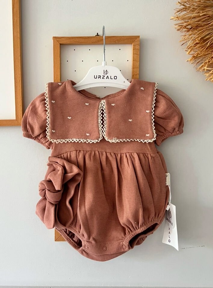 PALONE BABY ROMPER BANDANA SETİ
