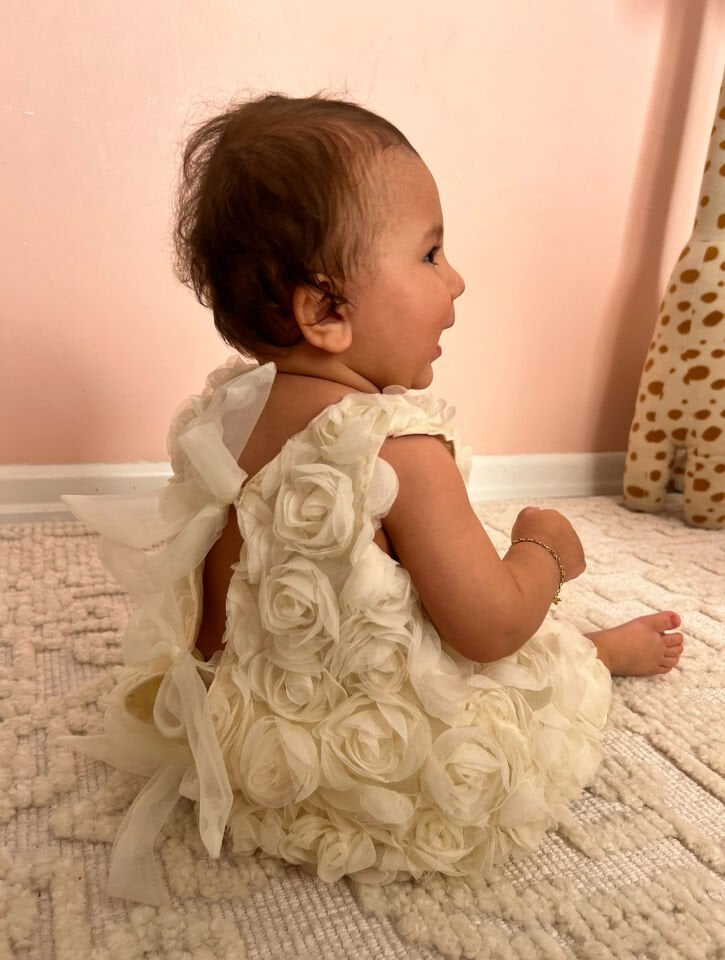 MELİNA ELBİSE (EKRU)