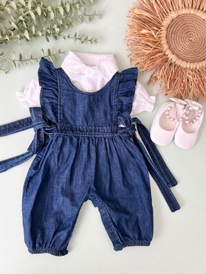 Leyla Kot Tulum Gömlek Seti