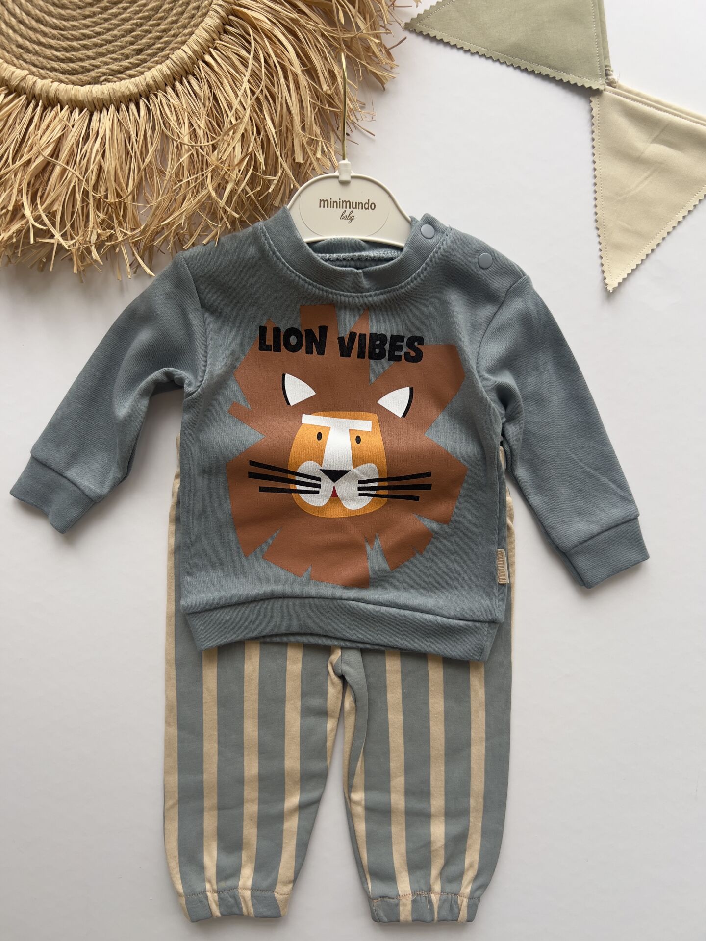 Lion Vibes Aslanlı Takım (füme)