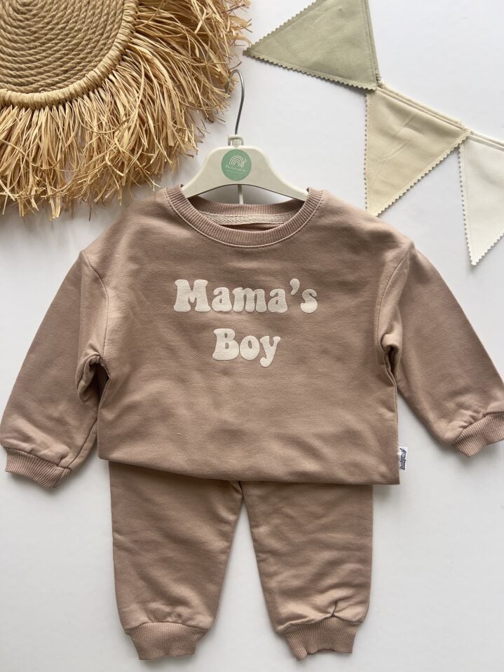 Mama’s Boy Erkek Takım(KAHVERENGİ)