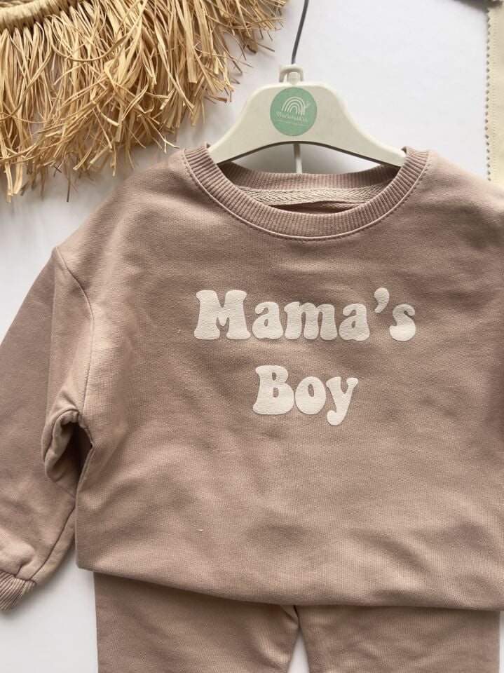 Mama’s Boy Erkek Takım(KAHVERENGİ)